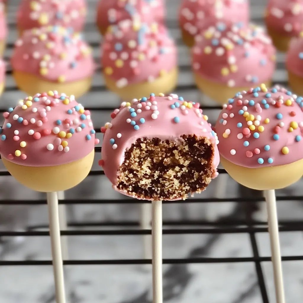 The BEST Starbucks Copycat Birthday Cake Pops