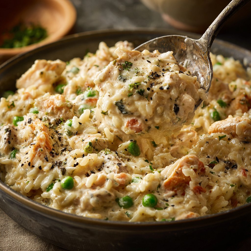 Creamy Chicken And Rice One Pot Dinner