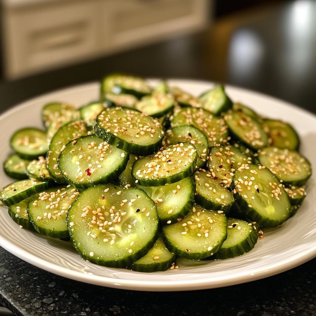 Easy Asian Cucumber Salad