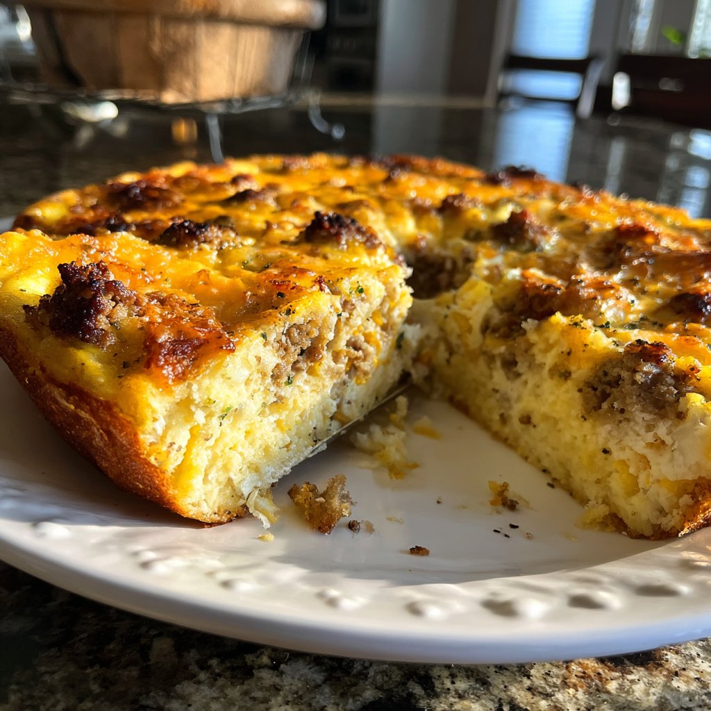 Keto Breakfast Sausage Egg Bake