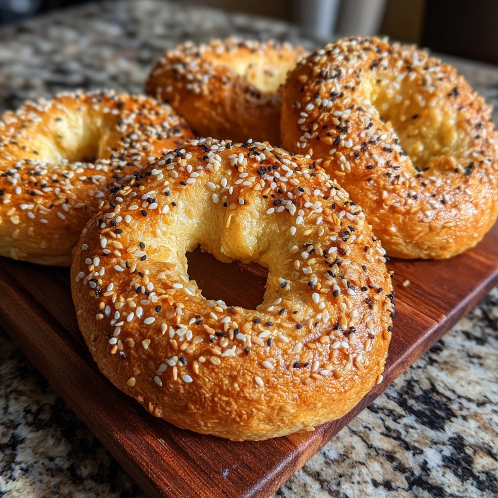 Greek Yogurt Bagels Air Fryer Recipe