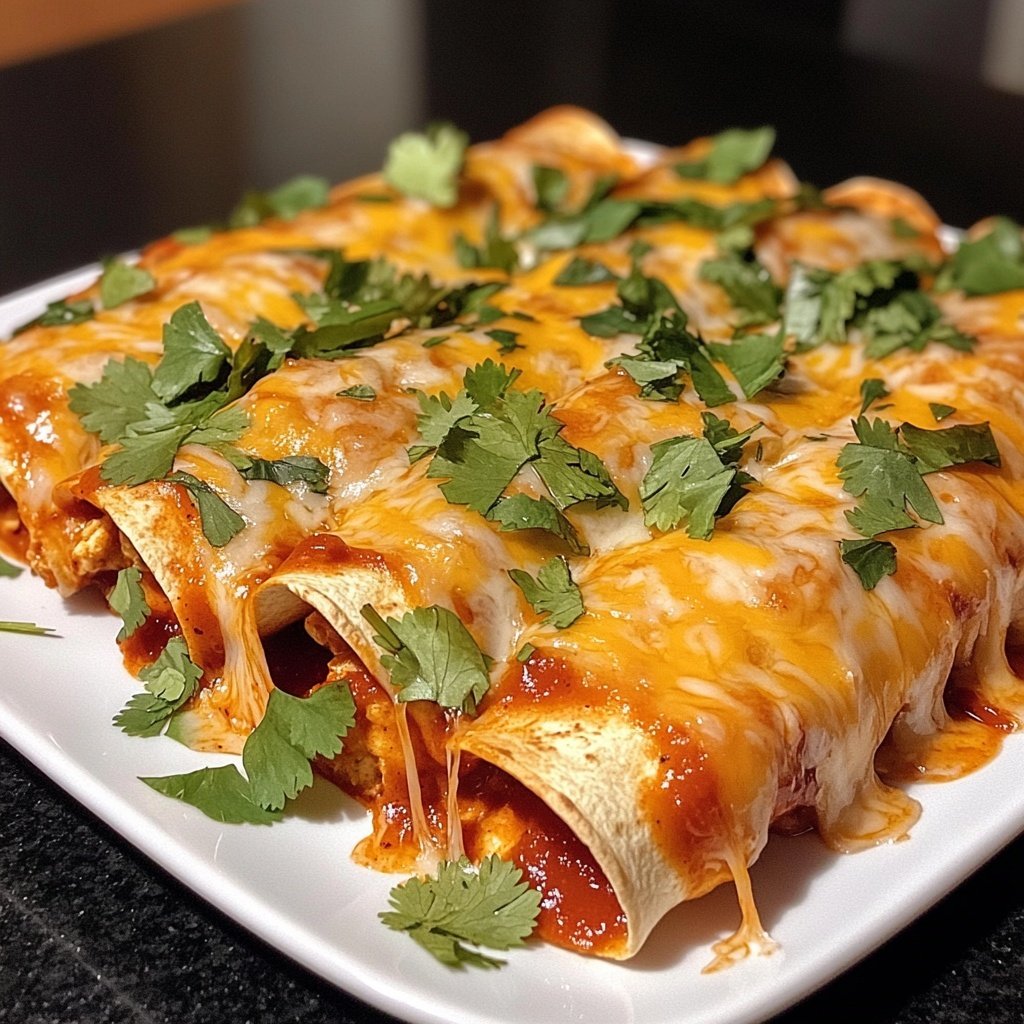 Budget-Friendly Chicken Enchiladas Recipe