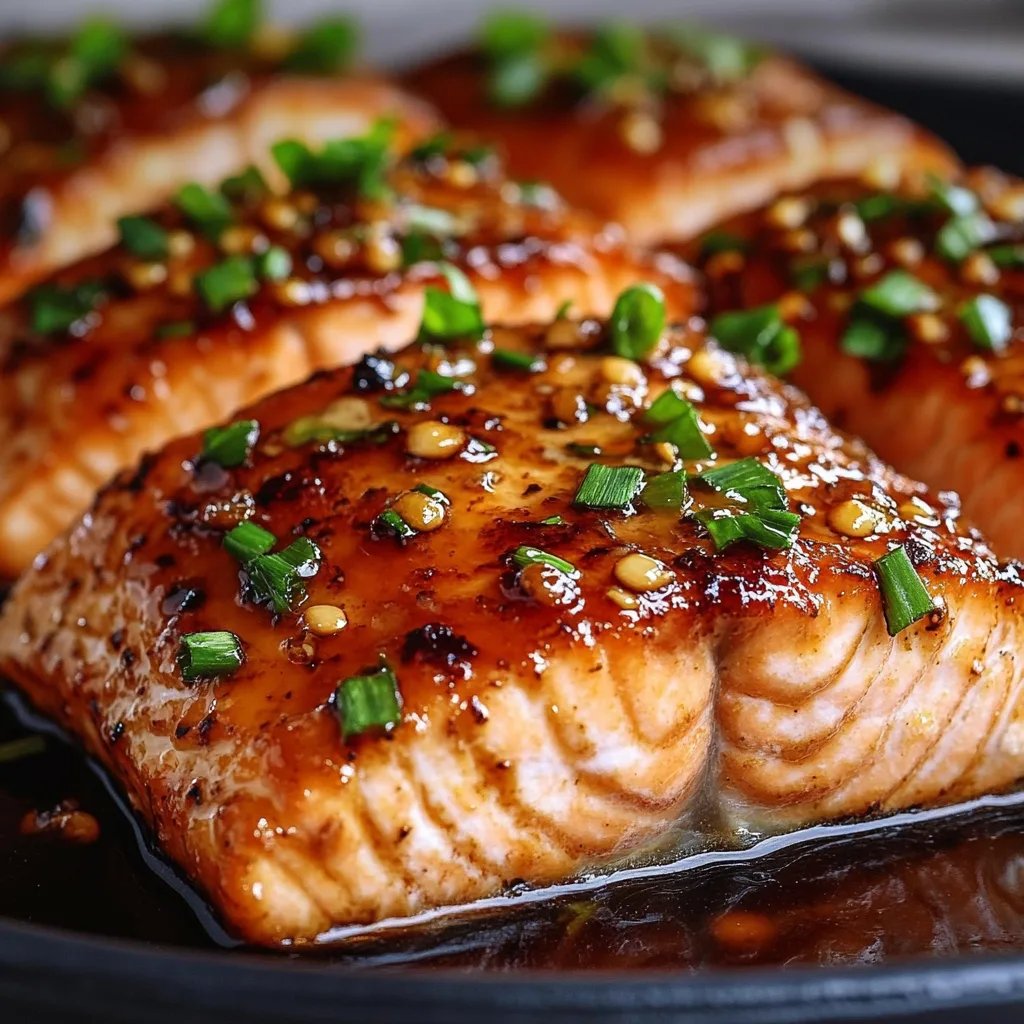 Perfectly Crispy Honey Garlic Salmon