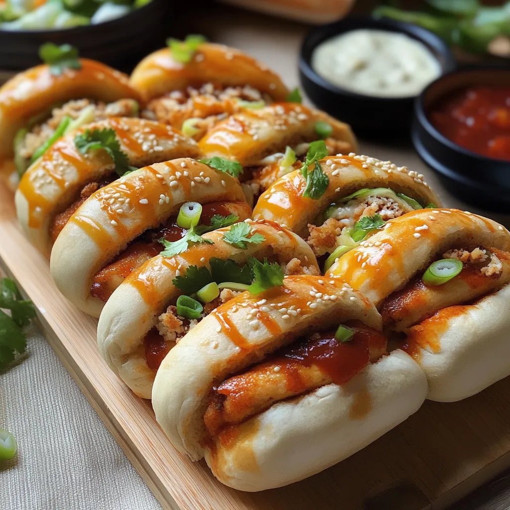 Cheesy Dynamite Chicken Buns