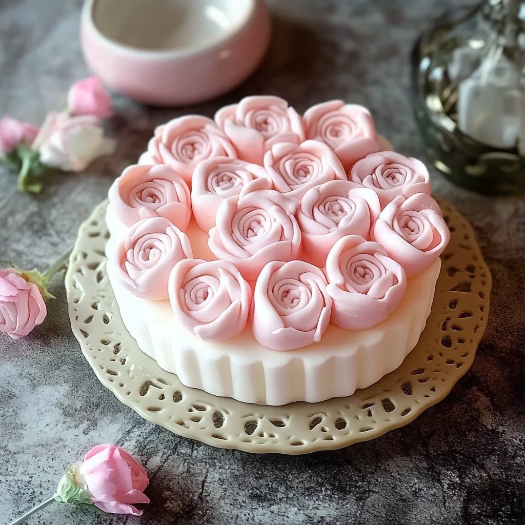 Marshmallows Blooming Roses - Silicone Mold